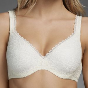 Barely There Lace Bra -Ivory