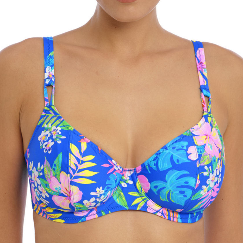 Freya Hot Tropics Plunge Bikini Top - Silk Elegance Lingerie and Swimwear